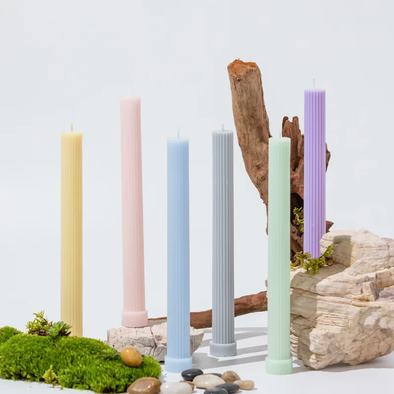 Candele Naturali Candele Coniche Da 25,4 Cm, Set Di 4 , Antigoccia