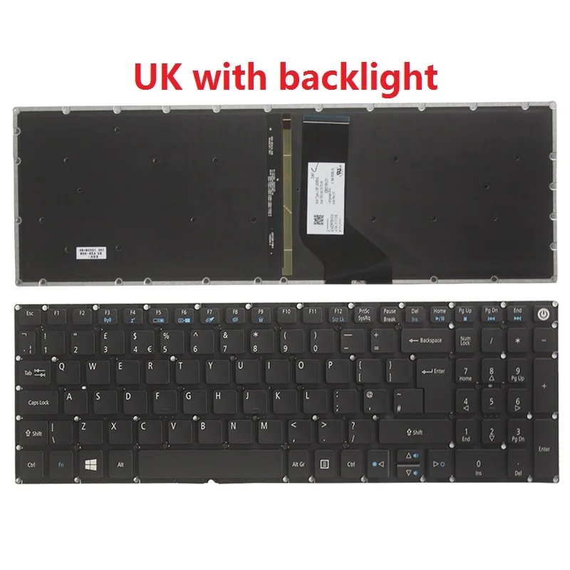Tastiera IT Per Acer Aspire ES1-572-36XH NX.GKQET.001, ES1-572-37VY NX - Foto 5