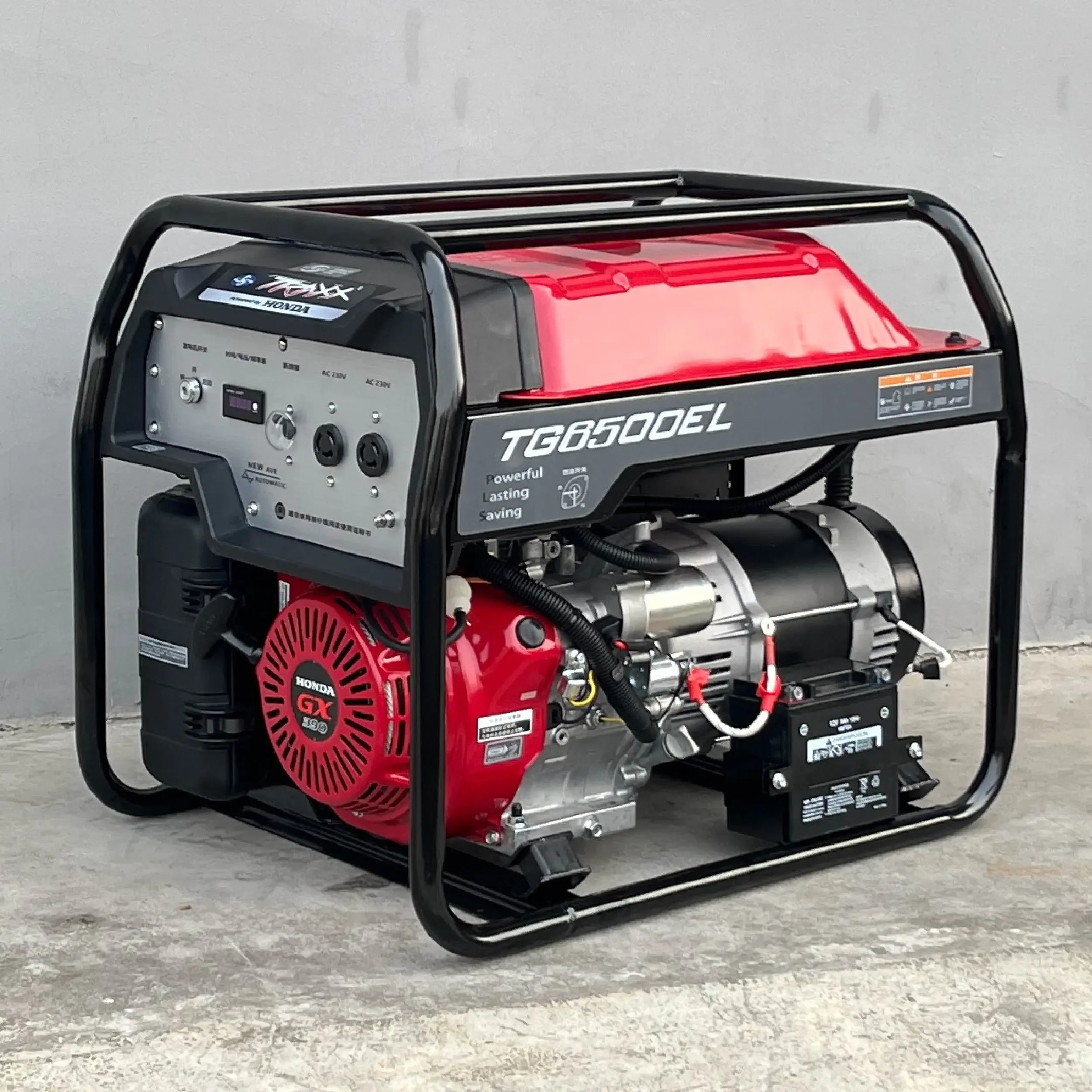 4-Stroke Gasoline Power Outdoor Portable Generator 5kw 5000W Electric Petrol Generators For Home