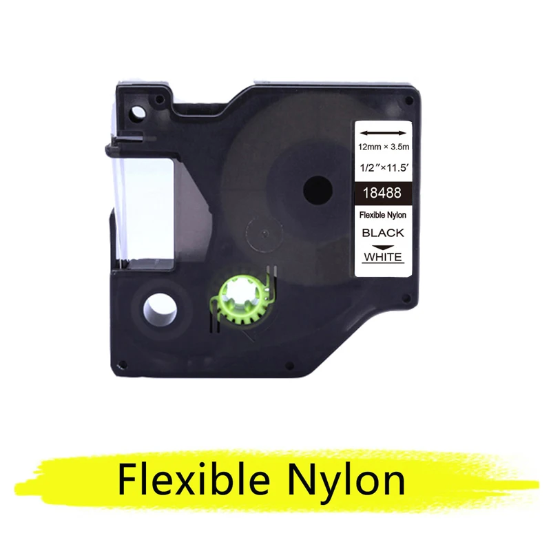 テプラPRO用 互換ラベル テープカートリッジ 12mm 緑テープ 黒インク｜TC-K12G 01-3821｜通販ならオーム電機ダイレクト 互換ラベルリフィル 5 パック 透明に黒の 12mm プラスチックテープ 100H LT 100T Plus と互換性あり(10PK