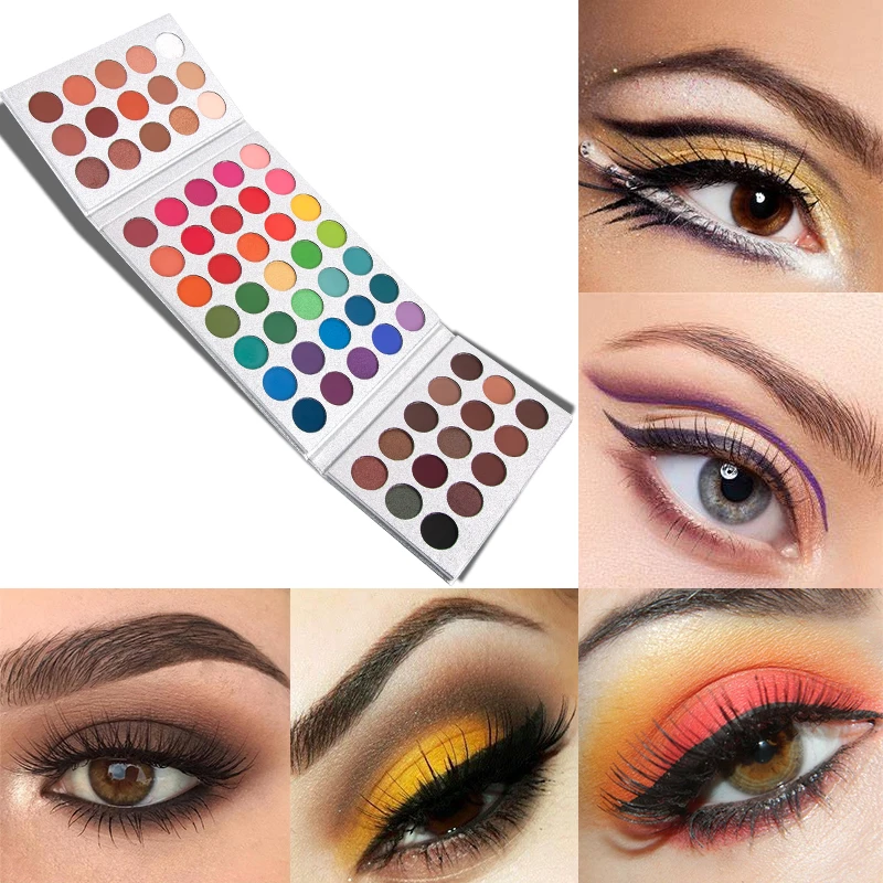 Eye Shadow Eye Shadow Plate 65-Color Eyeshadow Palette Makeup Matte Glitter Finishes for Festival Christmas Cosmetics makeup