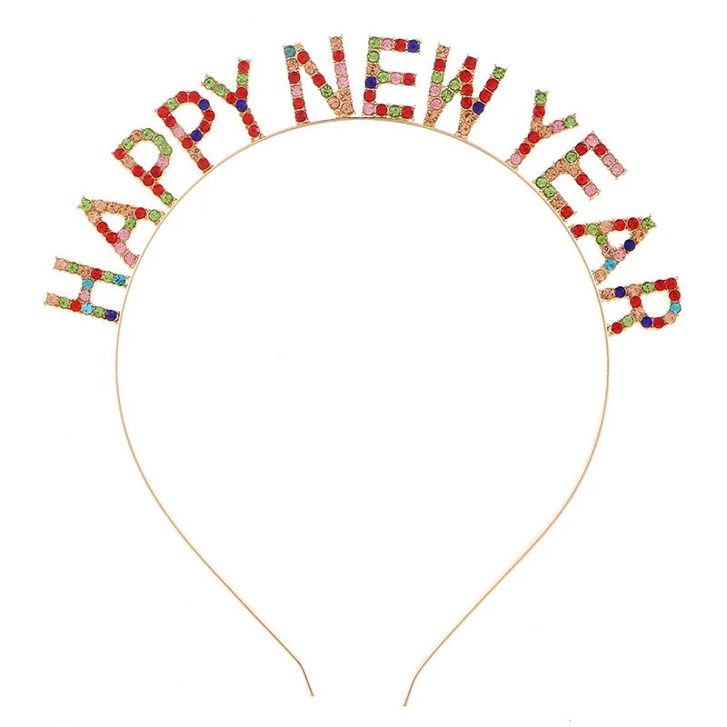 

2024 New Year Fashion Letter Headband Party Decoration Hairband Hair Accessories