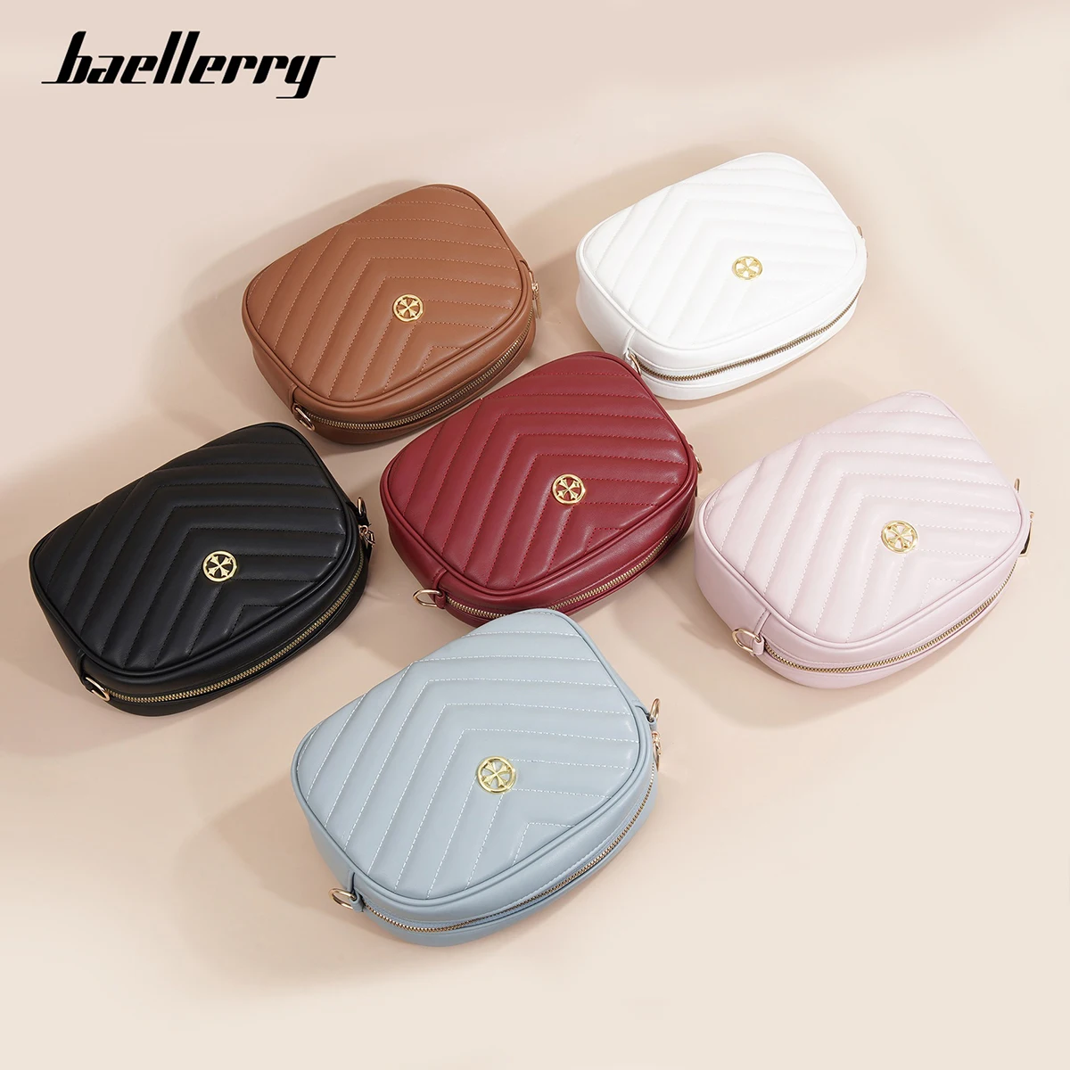 2025 Spacious PU Leather Crossbody Bag Women, Large Capacity Work Tote with Multi Zipper Pockets & Adjustable Strap for Daily Co