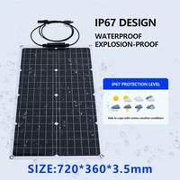 Onduleur avec panneau solaire 4000/1000W, contrôleur 10A-100A, alimentation 12V/110V/220V, équipement de camping, batterie automobile 6