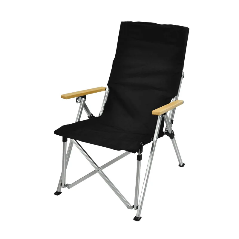 

Leisure Dual-purpose Portable Adjustable Camping Picnic Aluminum Alloy Armrests Outdoor Folding Lift Lying Beach Chair