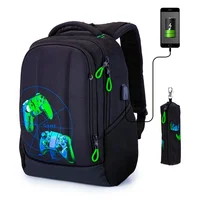 High Quality Skyname School Bag for Boys 3D Orthopedic Waterproof Backpacks Kids USB Charging Multifunctional Bookbag Mochilas 1
