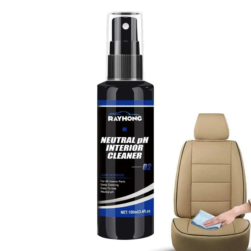 

Car Seat Cleaner Foam Spray Stain Removal Cleaner All-Purpose Household Cleaners For Bathroom Kitchen Car Interior Ceiling And