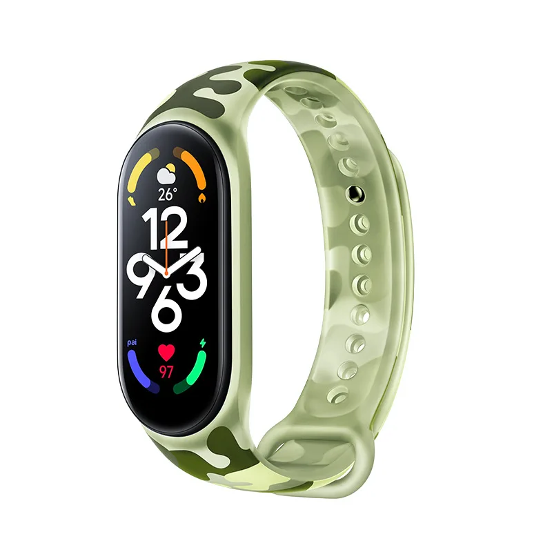 

Watch Strap for Xiaomi Mi Band 7 6 5 4 3 Wristband Silicone Bracelet Wrist Straps MiBand 3/4 band5 band6 Smartwatch Accessories
