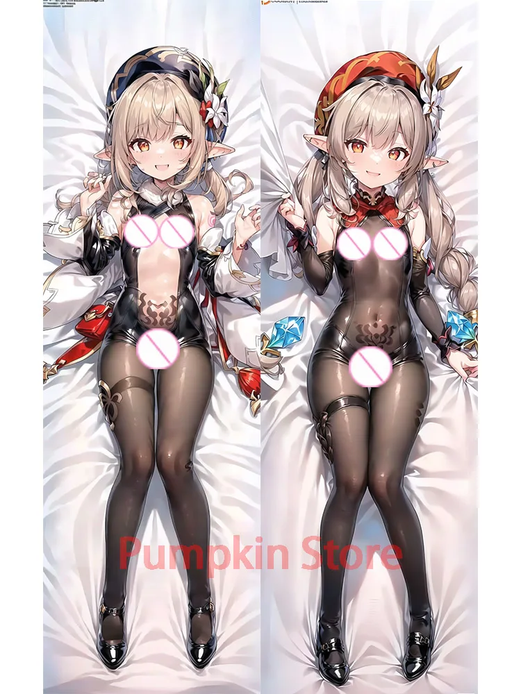 

Dakimakura anime дакимакура Подушка Dakimakura Аниме Klee (Genshin Impact) с двусторонним принтом в натуральную величину, наволочка для взрослых