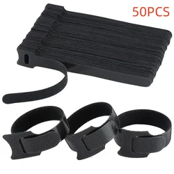 Kerokuru Cable Organizer & Management System - Cable Winder and Protector (50PCS Black 12 - 150mm)