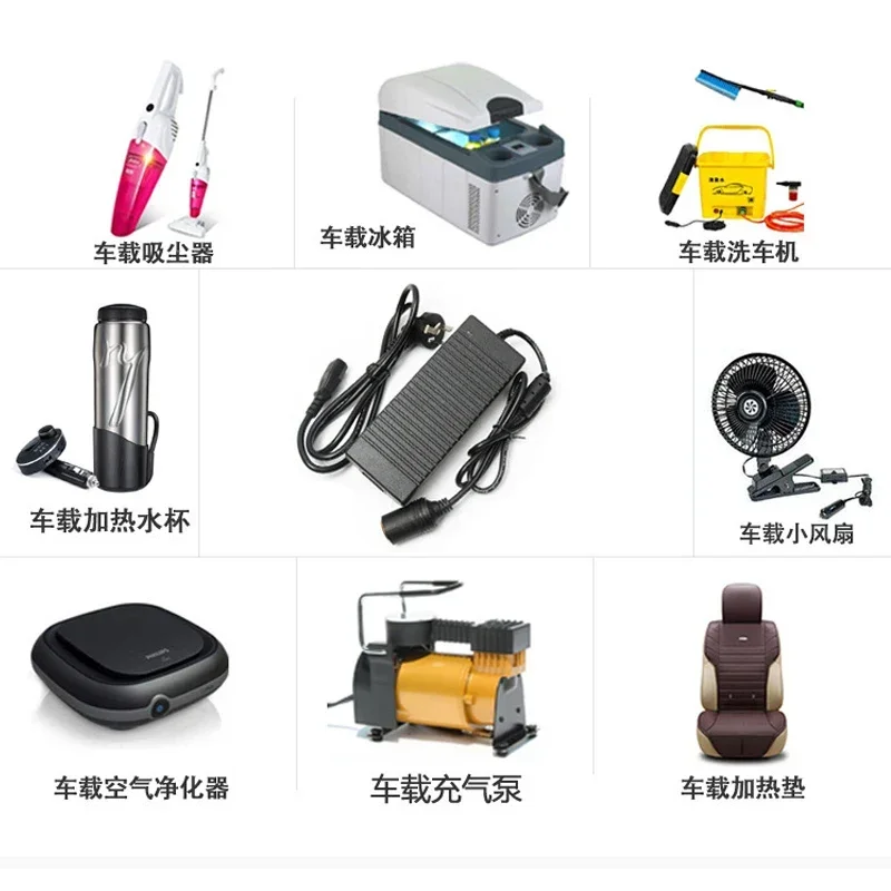 Universal Car Power Adapter Converter - Efficient AC to DC 12V Power Supply