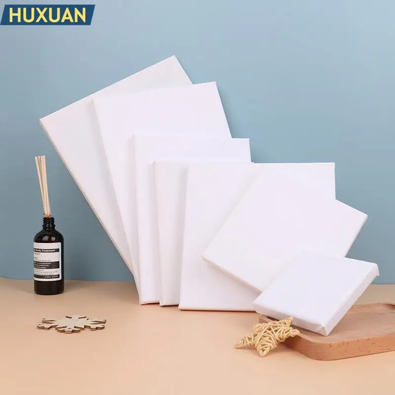 White Blank Square Artist Canvas custom painting canvas painting canvas painting canvas board For Oil Painting On Canvas Acrylic Watercolor Oil Paint With Wood Frame As Primer