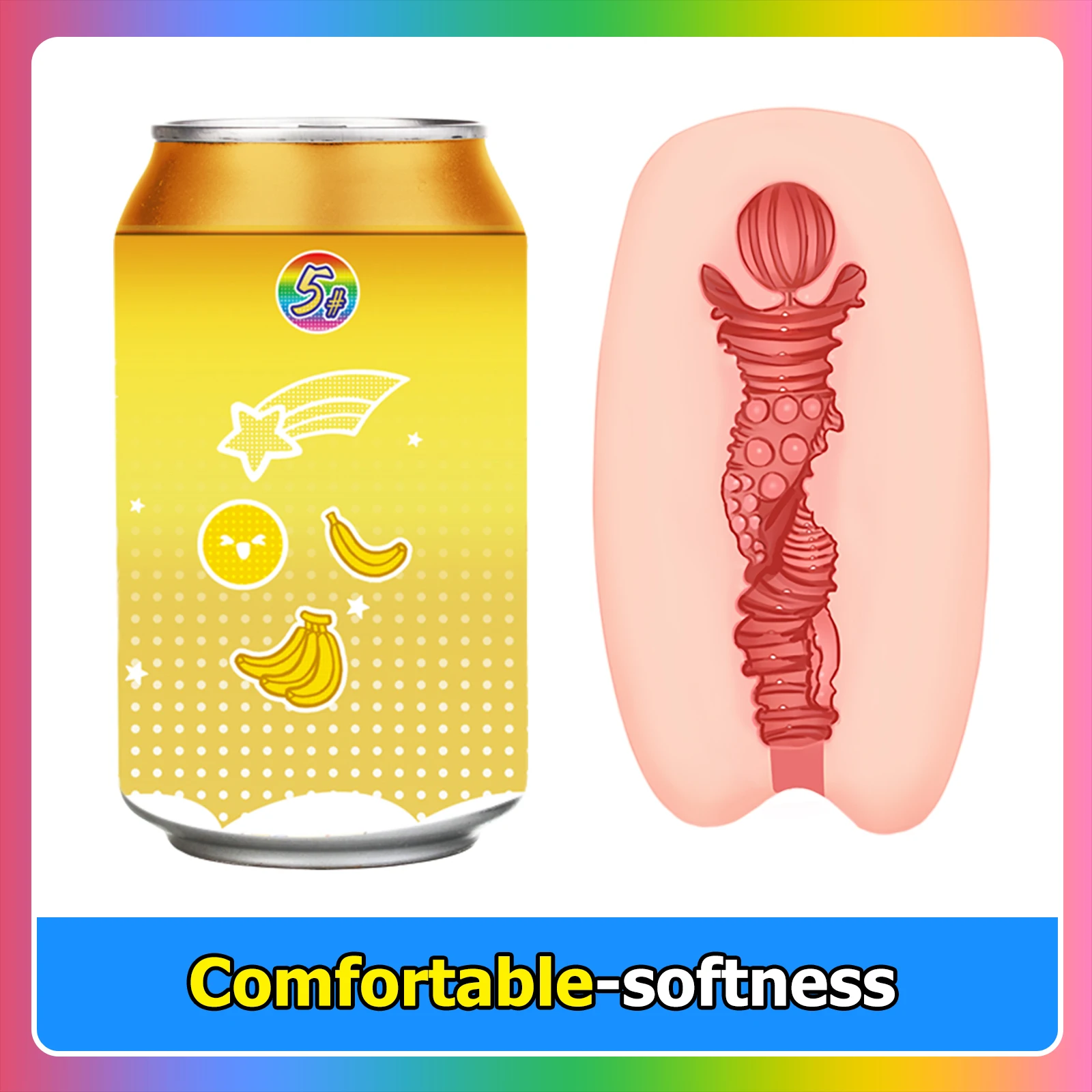 YUU Real Vaginas for Men Pocket Pusssy Male Masturbators Vagina Masturbator Masturbation Eggs Portable Stretchable Adult Toys