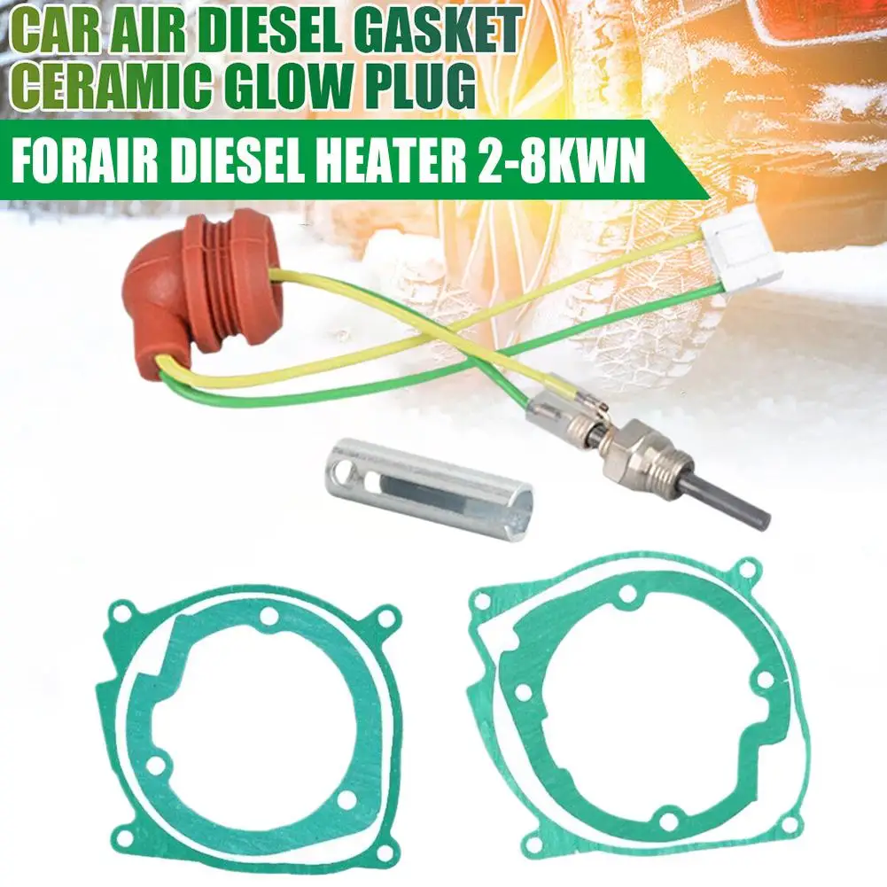 7-Piece Diesel Heater Glow Plug Service Kit - 12V 2-8KW Car Air Heater Repair Kit With Removal Tool