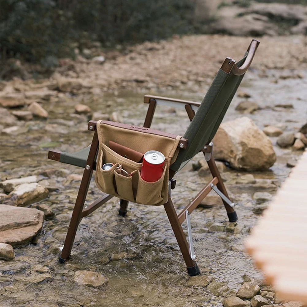 Armrest Side Storage Bag Side Pocket Couch Arm Organizer Multi-pockets Chair Armrest Hanging Bag Portable for Camping Picnic