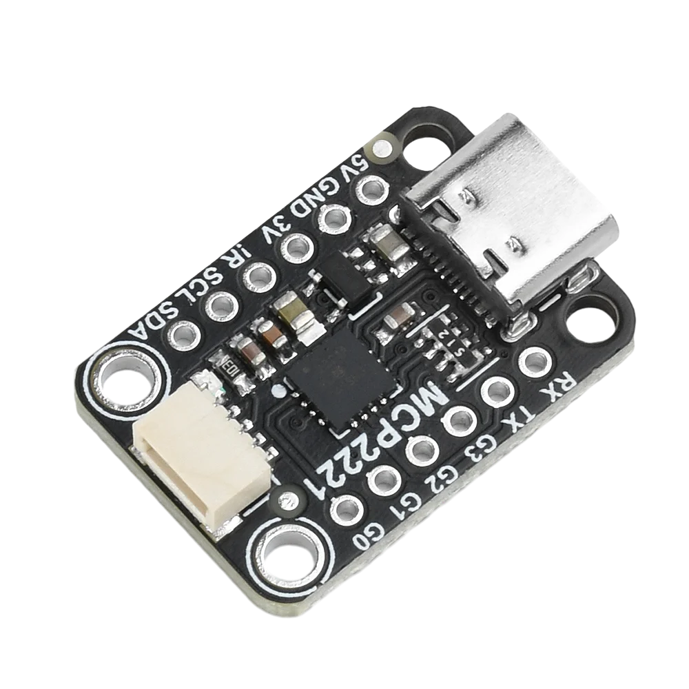 Adafruit Stemma QT Qwiic용 범용 USB to GPIO ADC I2C 모듈 보드, MCP2221A 브레이크아웃