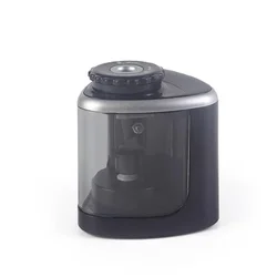 Automatic Electric Pencil Sharpener with Touch Activation for School and Office Use (Black)