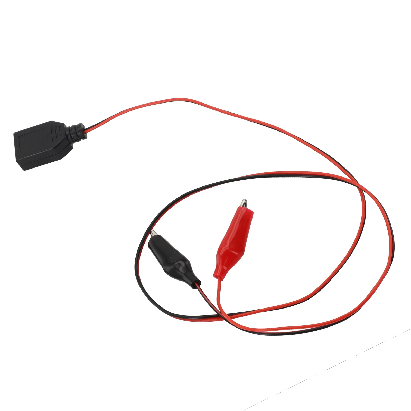 Alligator Test Clip USB Male To Female Connector Adapter Power Cord 60CM 3-5A 18AWG Power Cord Test Measurement