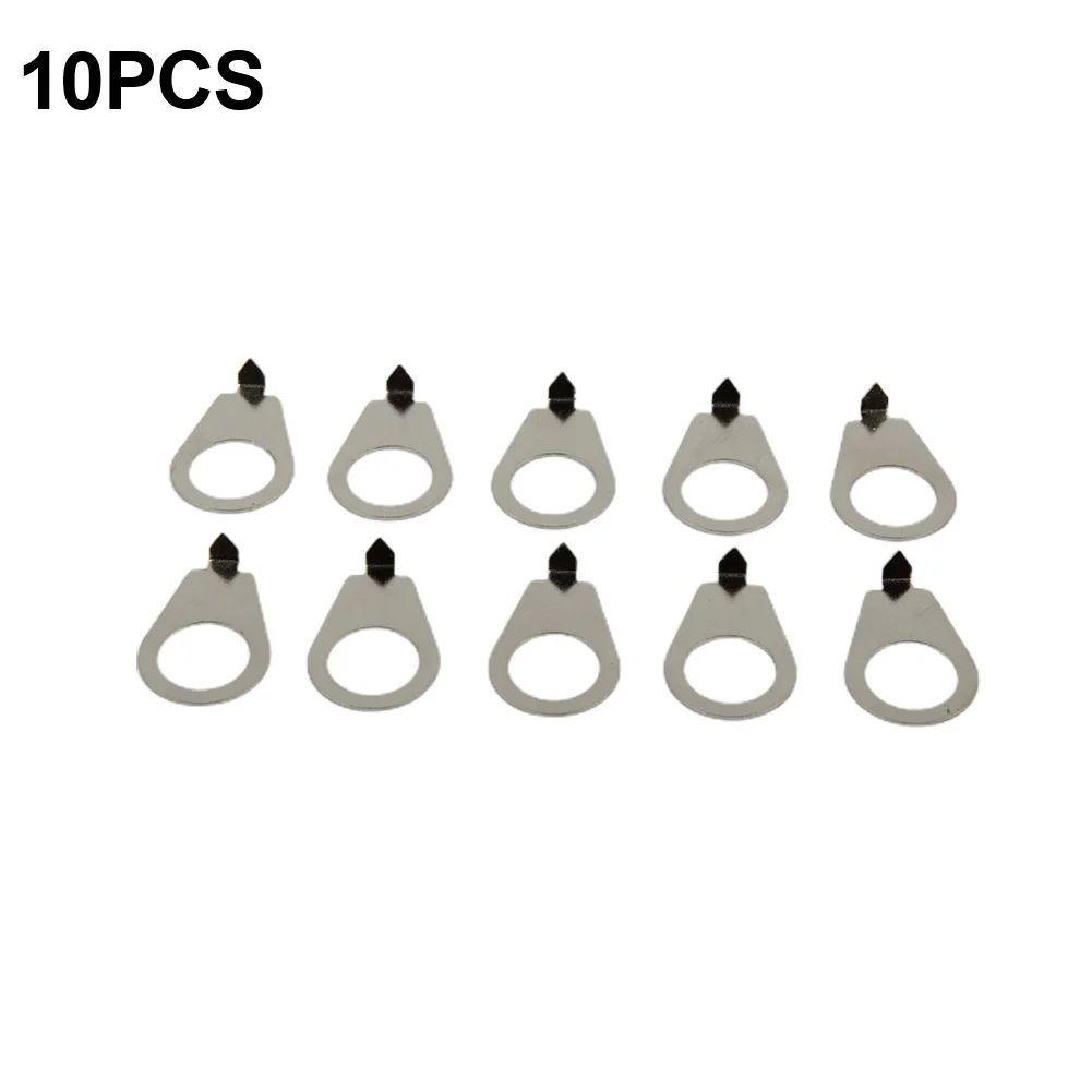 10Pcs Gitarre Knöpfe Pointer Platte Anzeige Unterlegscheiben Für Gibson LP Elektrische Gitarren Knöpfe Zeiger Platte Knopf Position Anzeige