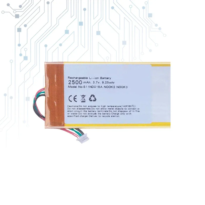 E-Book Reader Battery MLP305787 2500mAh For Barnes & Noble BNRV300 BNTV350 Nook Simple Touch 6 , For Onyx Boox Newton Nook 2 3