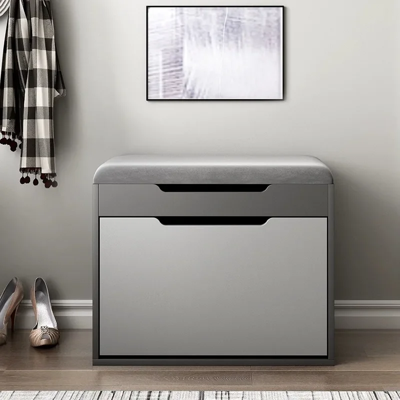 

Nordic shoe rack shoes can be replaced and stored. Household door dumper shoe cabinet