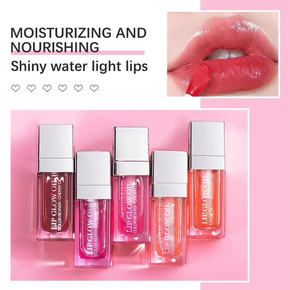 Lip Oli Plumping Clear Crystal Jelly Hydraterende Voller Olie Getinte Lippen Makeup Sexy Glow Lipgloss Mollige Lip M7G5 lip gloss lip makeup lip oil