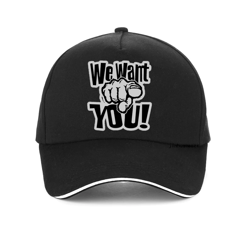 

we want you funny printing Baseball cap Fashion Swag Aesthetic Unisex Hip hop Gothic hat adjustable Snapback hats gorras hombre