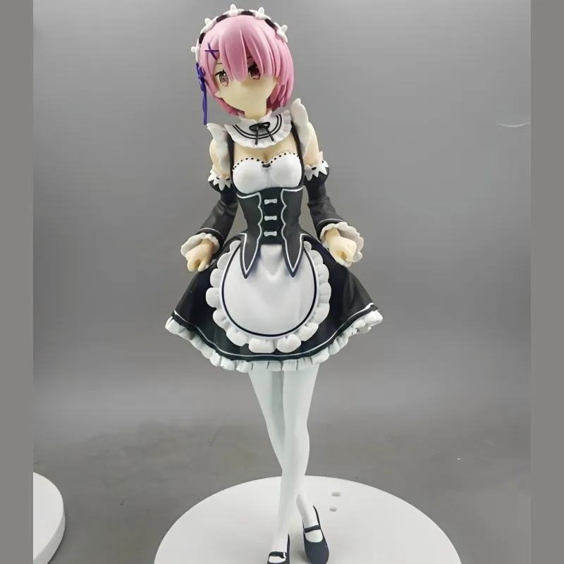 

In Stock Ram 23cm Figure Original SEGA Maid Style Re:Life In A Different World From Zero Collection Anime Model Dolls Toy