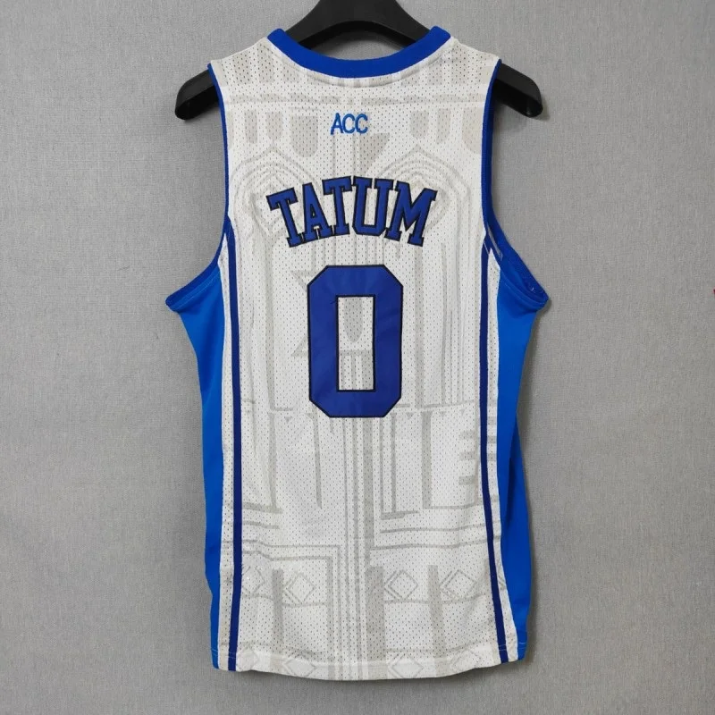 Basketball Jersey Men Women Oversize 0 Tatum Duke University Embroidery Sewing Breathable Sports High Street Hip Hop Sportswear basketball jerseys