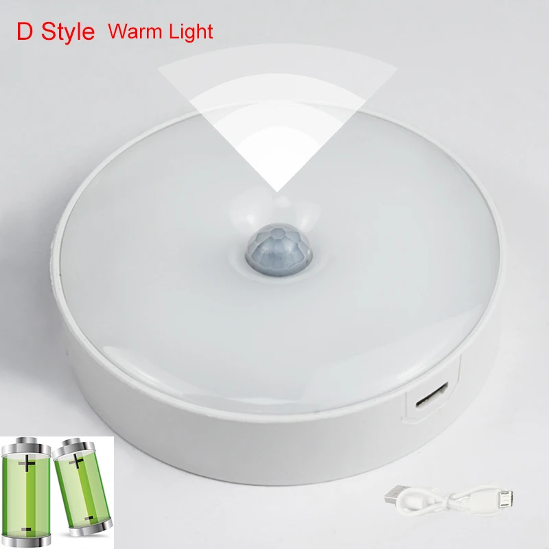 DYstyle US Plug-in LED Motion Sensor Night Light Motion Activated