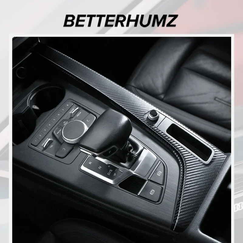For Audi A4 B9 A5 2017-2024 Make of Alcantara Center Console Gear