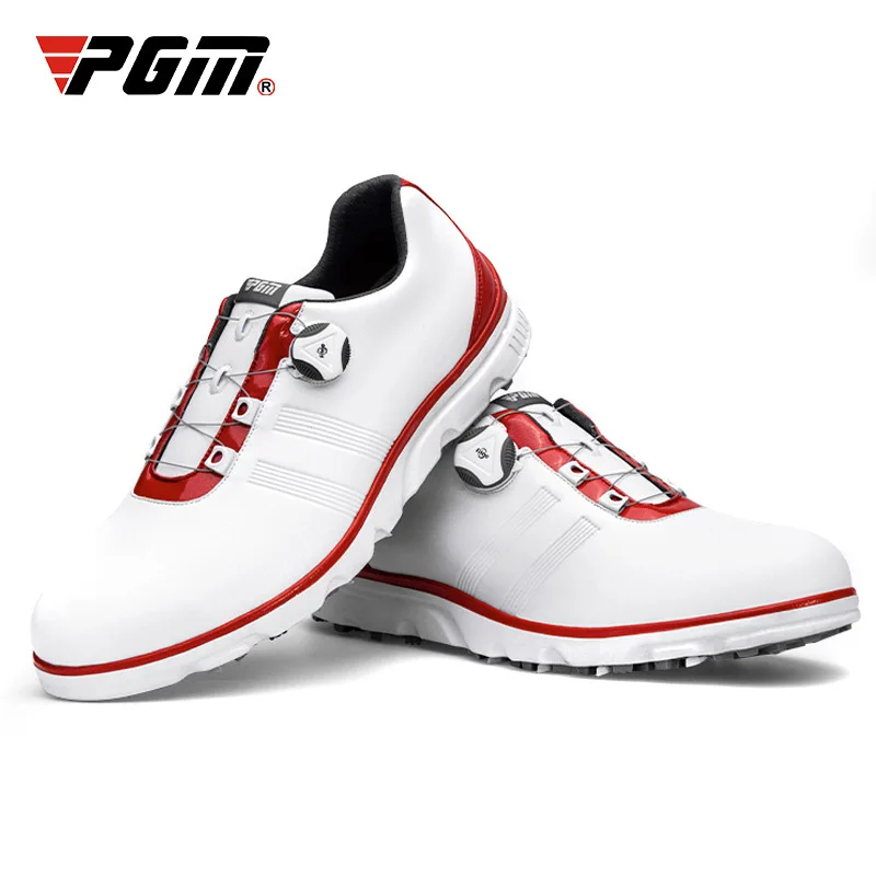 PGM Golf Shoes Men Waterproof Breathable Men's Golf Shoes Male Rotating Shoelaces Sports Sneakers Non-slip Trainers XZ164