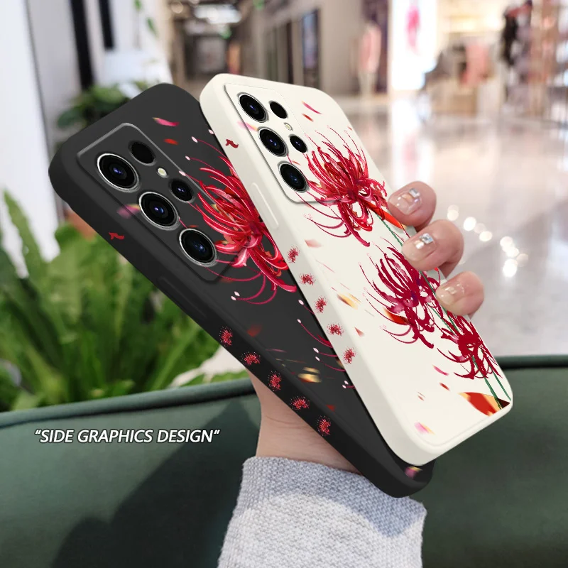 Elegant Higan Flower Phone Case Cover