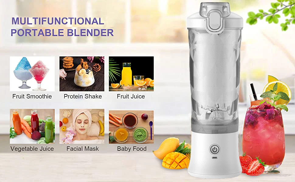 Xiaomi-Espremedor Elétrico Portátil, Misturadores de Frutas, USB