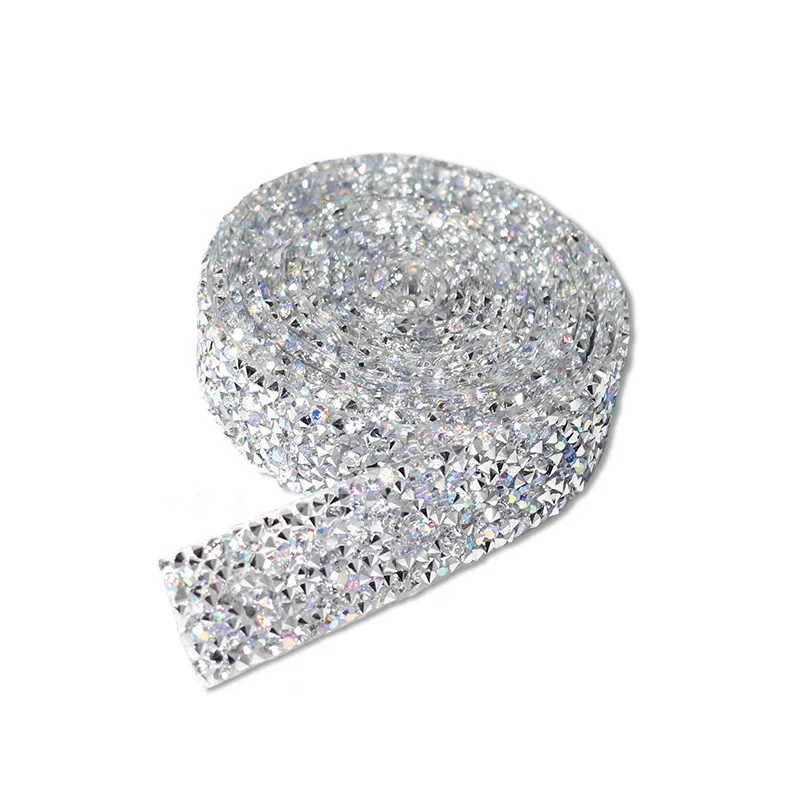 91cm 10mm/15mm/20mm/30mm Rhinestone Tape Applicator Ribbon With