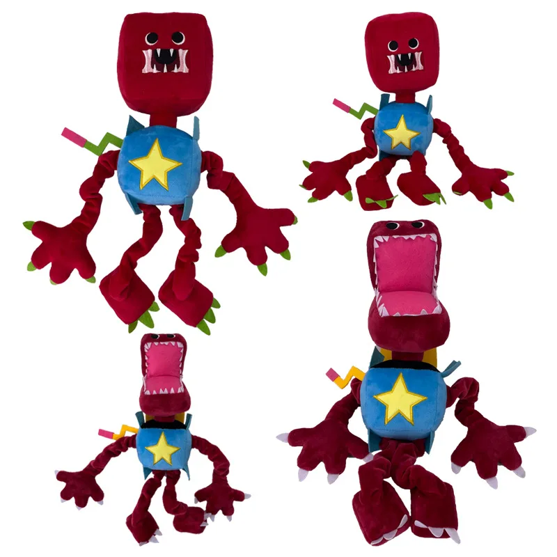 

New 30cm Boxy Boo Plush Toy Anime Game Plush Dolls Red Robot Stuffed Soft Toy Christmas Holiday Birthday Gift For Kids