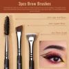 Jessup Eye Makeup Brushes Set,Professional Makeup Brush,Synthetic Eye Blending Brush Eyeshadow Brush Eyebrow Crease Shader T341