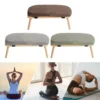 Bymaocar Meditation Bench, Foldable& Ergonomic Meditation Stool, Foldable Kneeling Meditation Bench  Coffee/Gray/Green Color