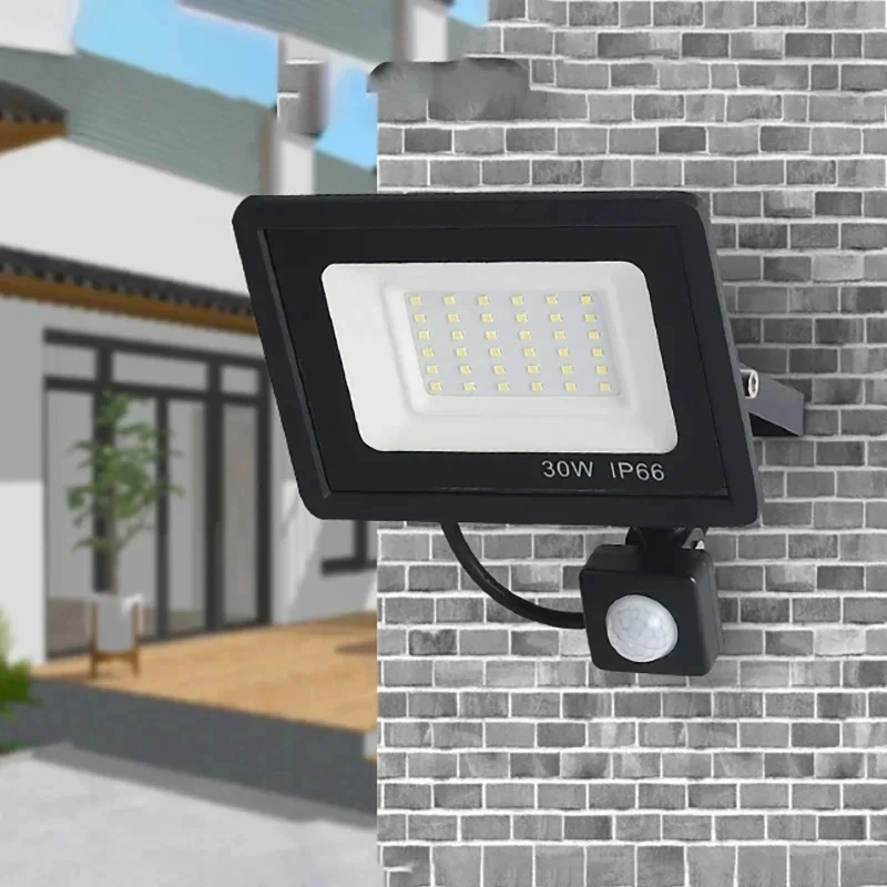 

LED Flood Light 10W 20W 30W 50W 100W AC 220V Reflector Spotlight Street Light Wall Lamp IP66 Waterproof Outdoor Garden Lighting