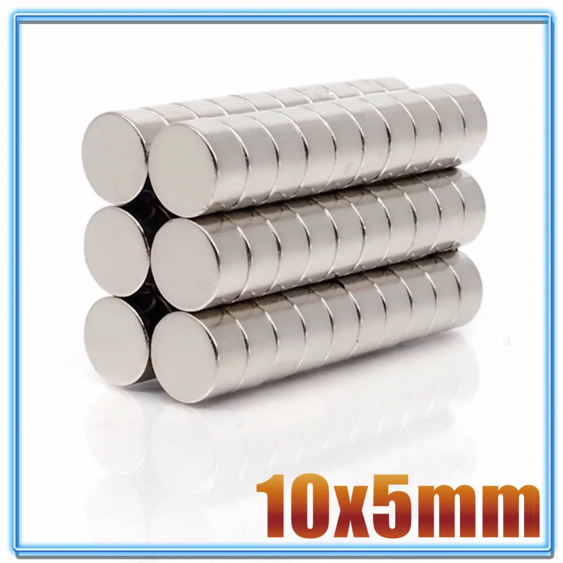 1000Pcs Round Magnet 10x1 10x2 10x3 10x4 10x5 10x10 mm Neodymium Magnet Permanent NdFeB Super Strong Powerful Magnets 10X1.5 10X