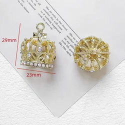 Zirconium Crown Pendant & Doll Headdress Jewelry Set - 2 - Piece DIY Accessory Kit (8)