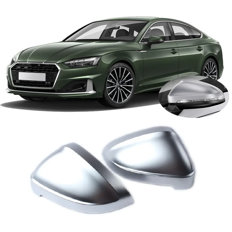 

Матовое хромированное боковое зеркало заднего вида для Audi A4 S4 RS4 B9 8W A5 S5 RS5 8T F5 2017 - 2024