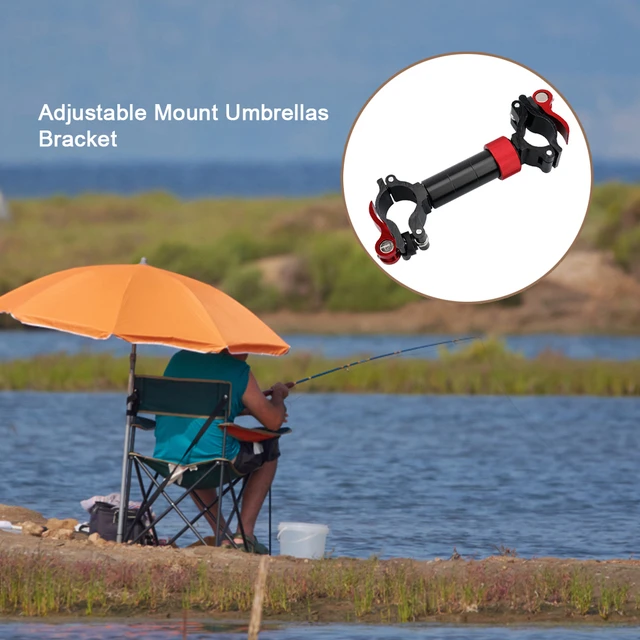 New Fishing Chair Universal Umbrella Holder Aluminum Alloy Gear
