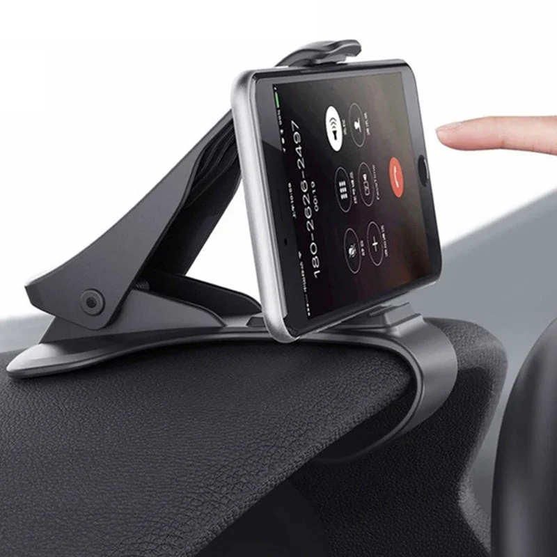 Universal Car Phone Holder GPS Navigation Dashboard Phone Holder Mobile Clip Fold Mount Stand Bracket