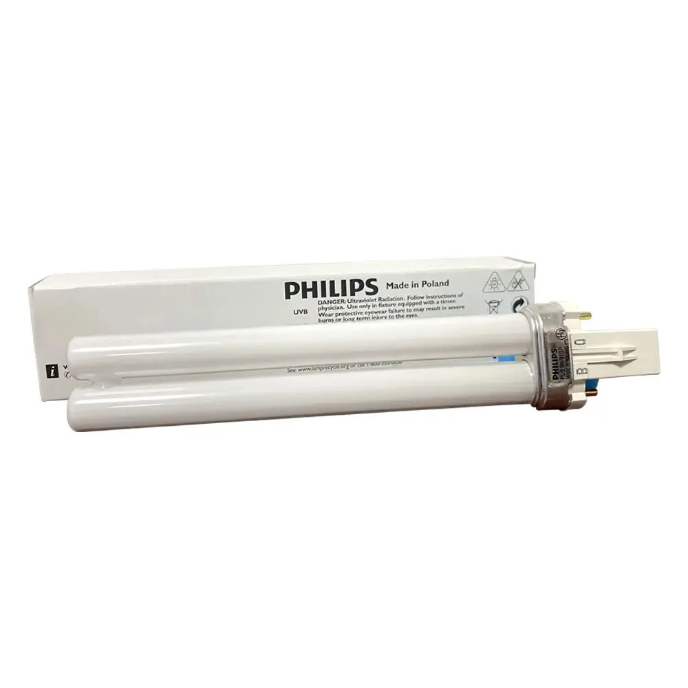 PHILIPS 311nm UVB Phototherapy Lamp Tube- Narrow Spectrum UV Light Bulb, PL-S 9W/01, for Ultraviolet Light Therapy Treatment 4