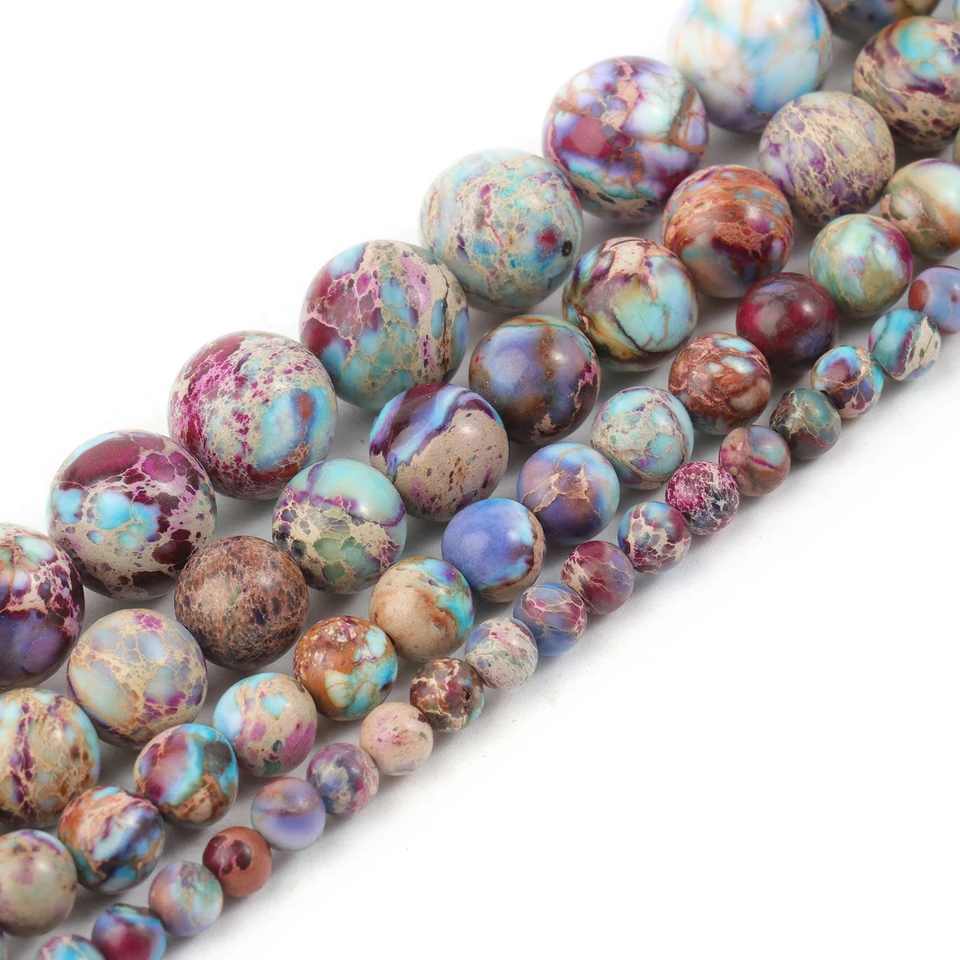 Ciondoli In Diaspro Multicolore – Forma Libera 10-45 Mm – Per Creazione Gioielli Fai-da-te