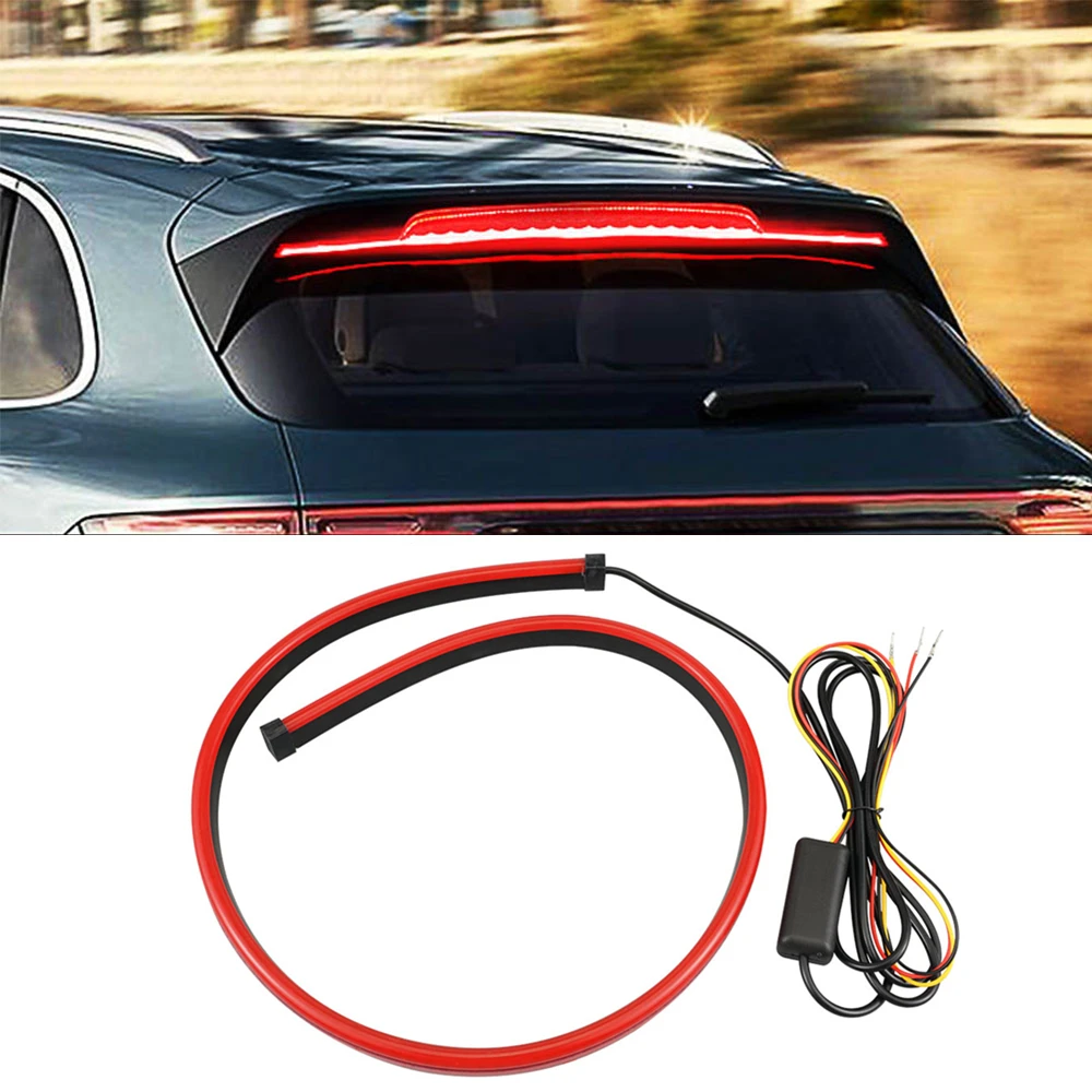 NICECNCStaticLEDBrakeLightHighMountRearStopLamp126RedLight