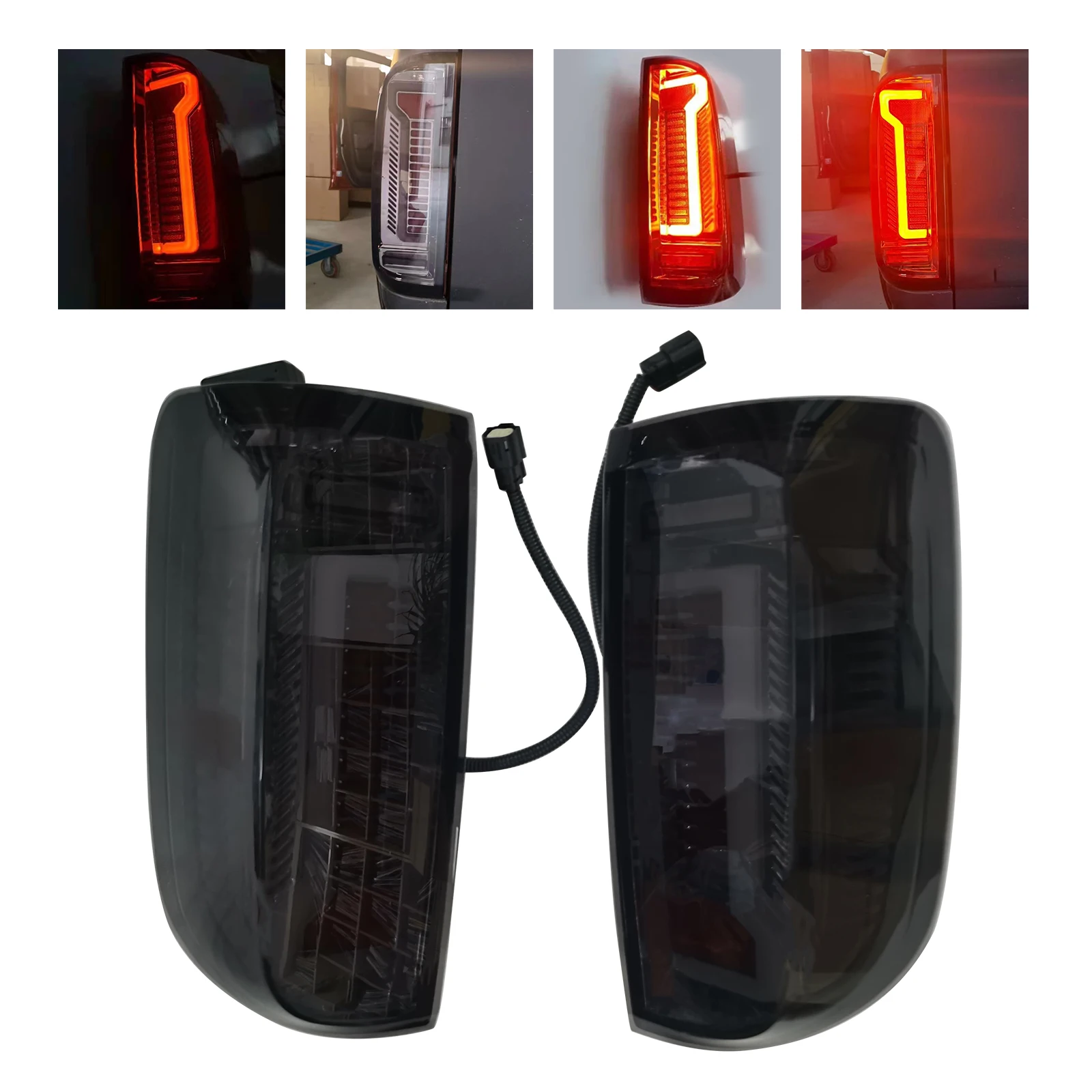 

Smoked LED Tail Lights Rear Brake Lamp Left & Right For Chevy Colorado 2015-2021