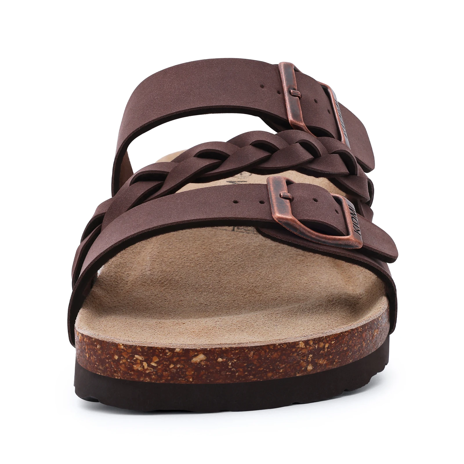 Litfun Women's Cork Sandals With Arch Support And Buckle Summer_voghion.com