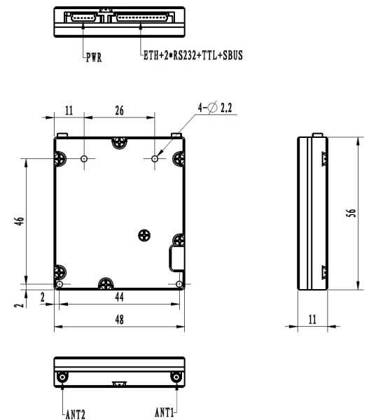 COFDM-Frequenzbänder, 350 MHz bis 6 GHz, kabelloses Mimo-IP-Mesh-System, Breitband-Netzwerkübertragung, Fernbedienung, Kommunikation – Detail 2